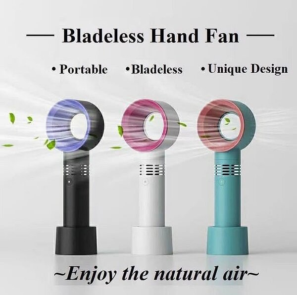 Bladeless hand fan