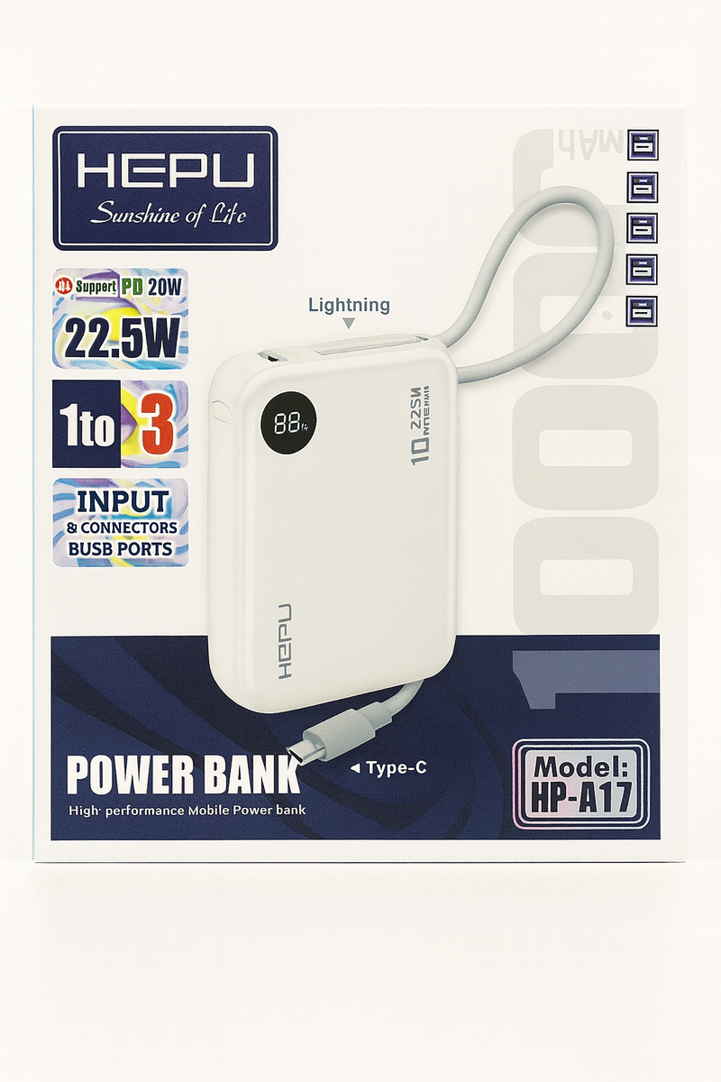 HEPU Power Bank 22.5W