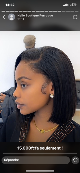 Perruque Bob Chic et Élégante