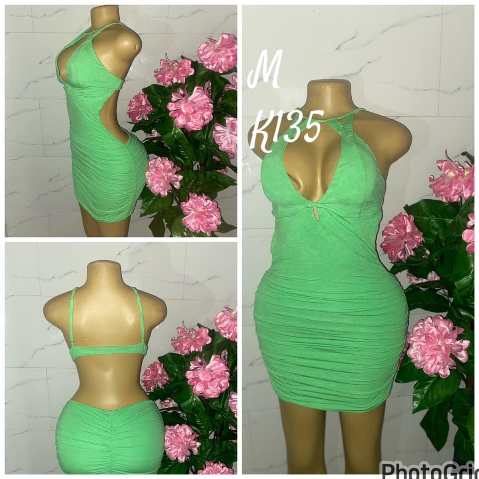 Beautiful and stylish women's dress green