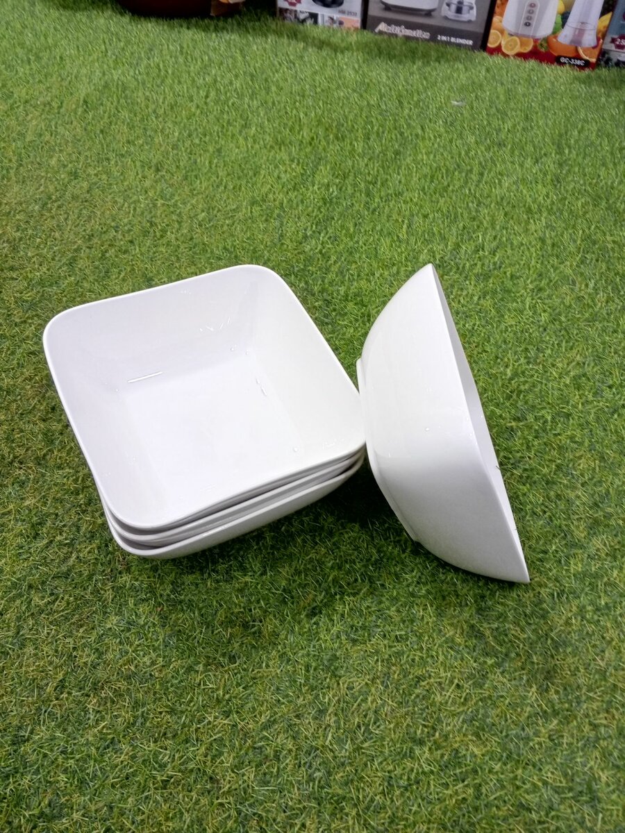 Heavy ceramic fufu bowl