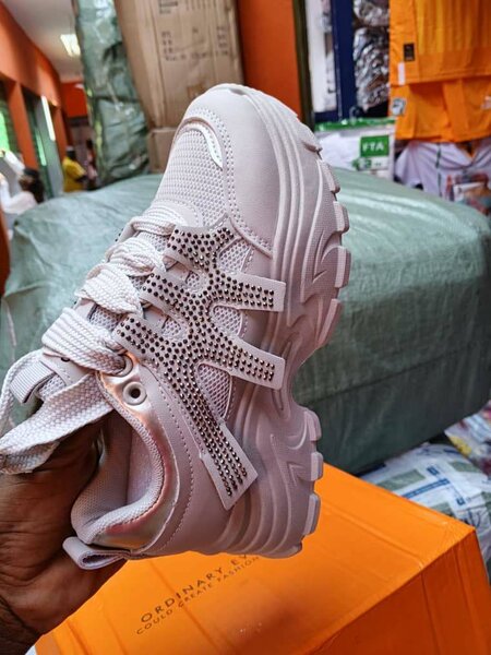 Baskets Chunky Femme Strass