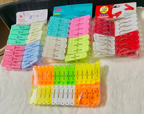 Pinces à linge colorées