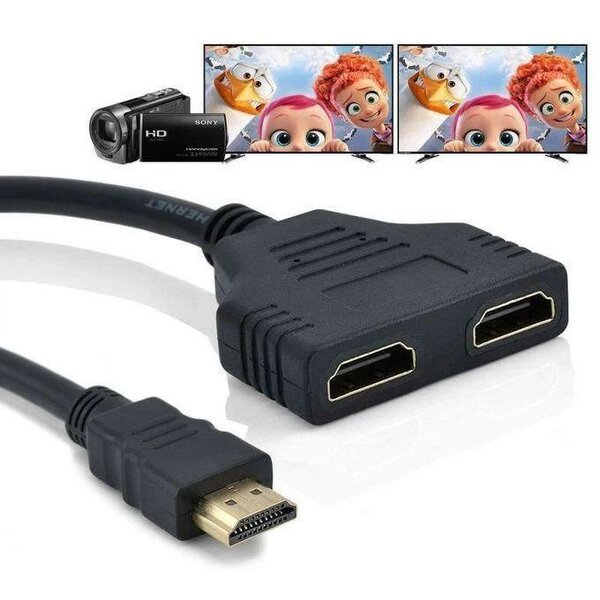 Câble HDMI Splitter 2 en 1