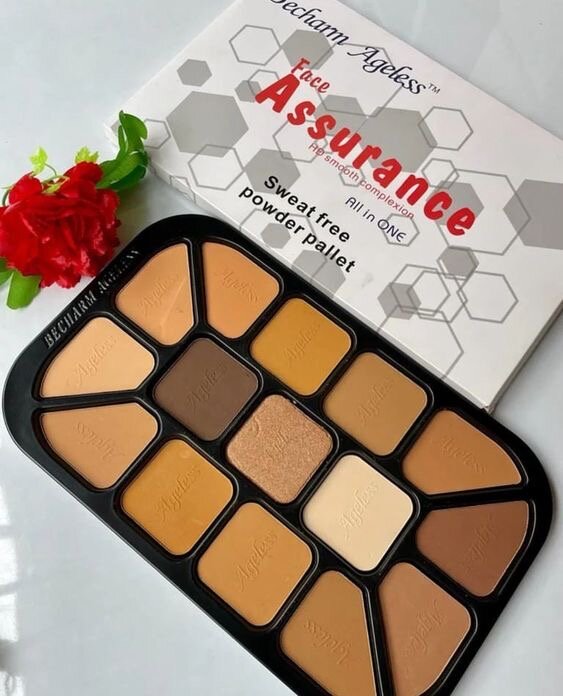 Palette de contour visage