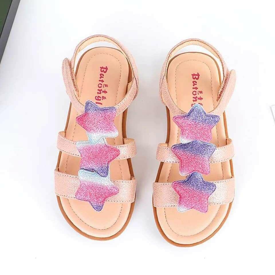 Sandale de princesse à motif étoile pour fillette