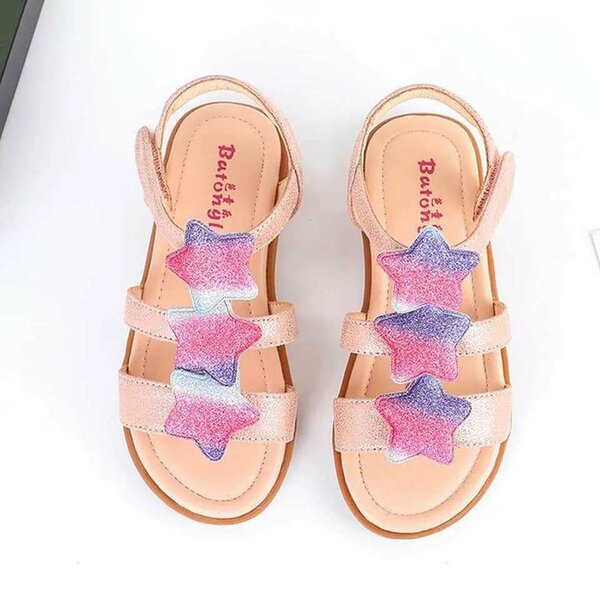 Sandale de princesse à motif étoile pour fillette