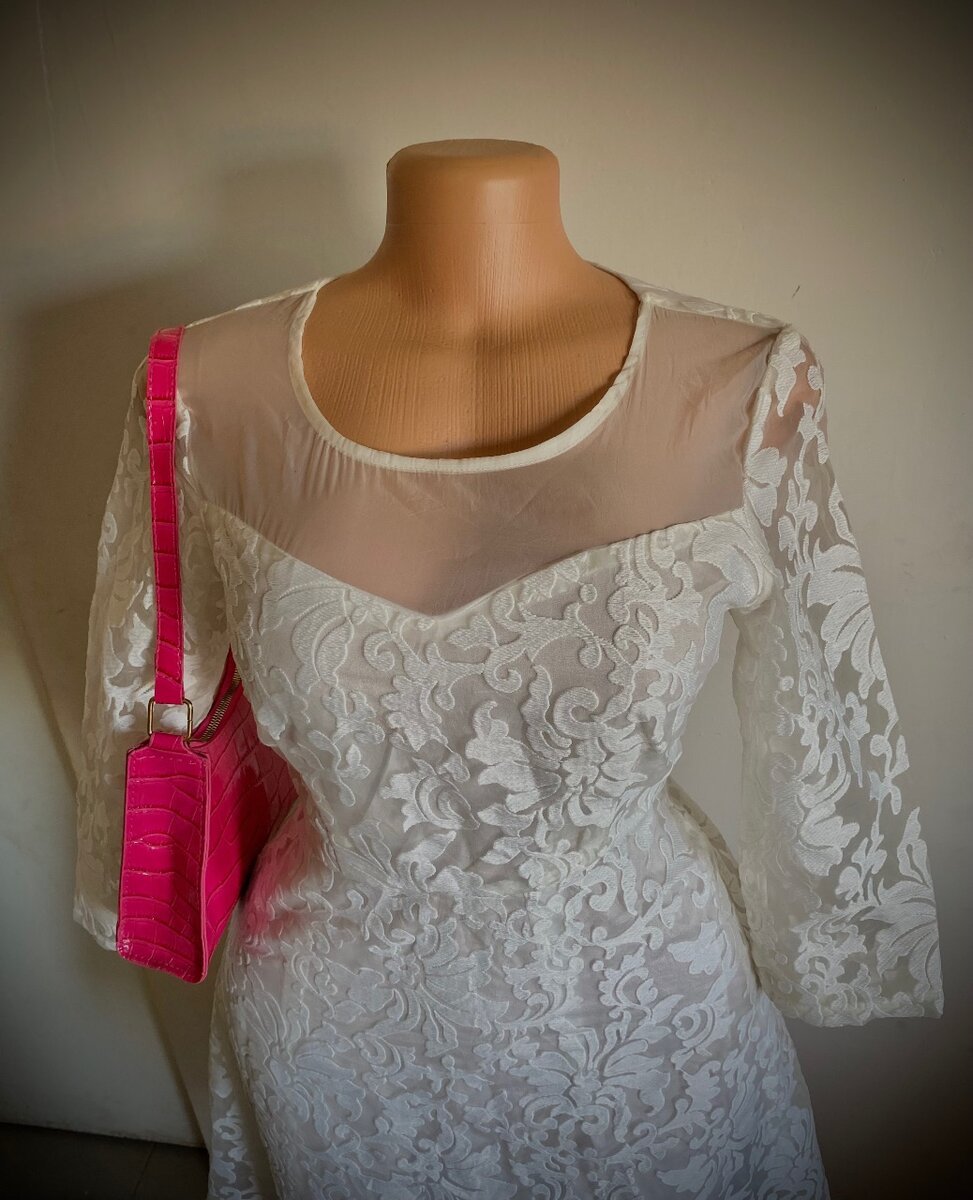 Breathable lace  thrift dres