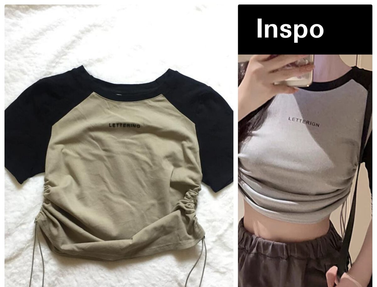 Salaula crop tops and tops