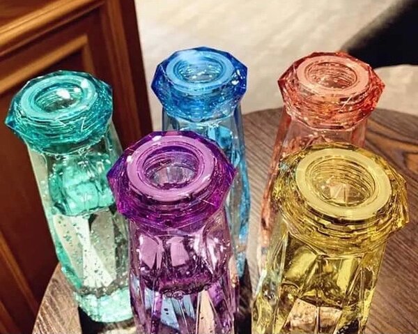 Carafe en Cristal Multicolore