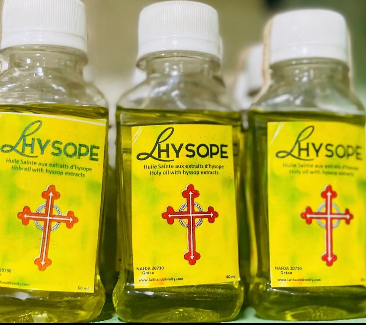 Huile Sainte Lhysope 60ml