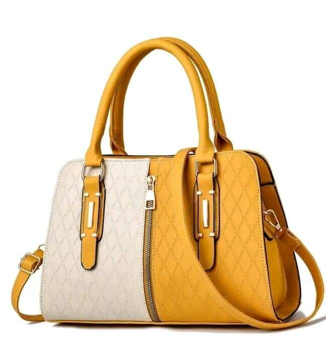 Sac à Main Bicolore Élégant