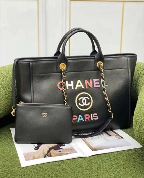 Grand sac en cuir élégant