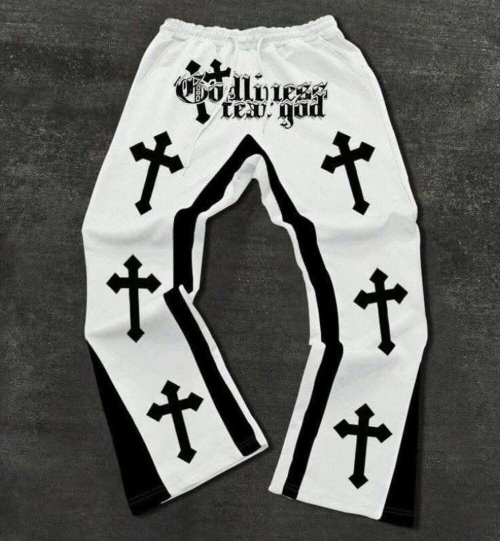 Pantalons gothiques unisexes élégants