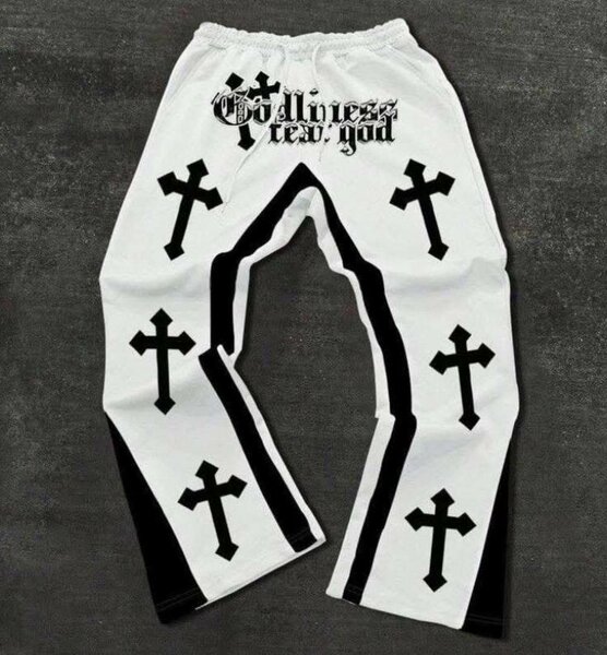 Pantalons gothiques unisexes élégants