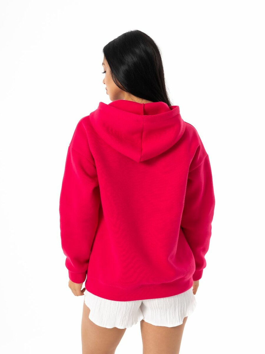 Зип Худи оверсайз с начёсом на молнии