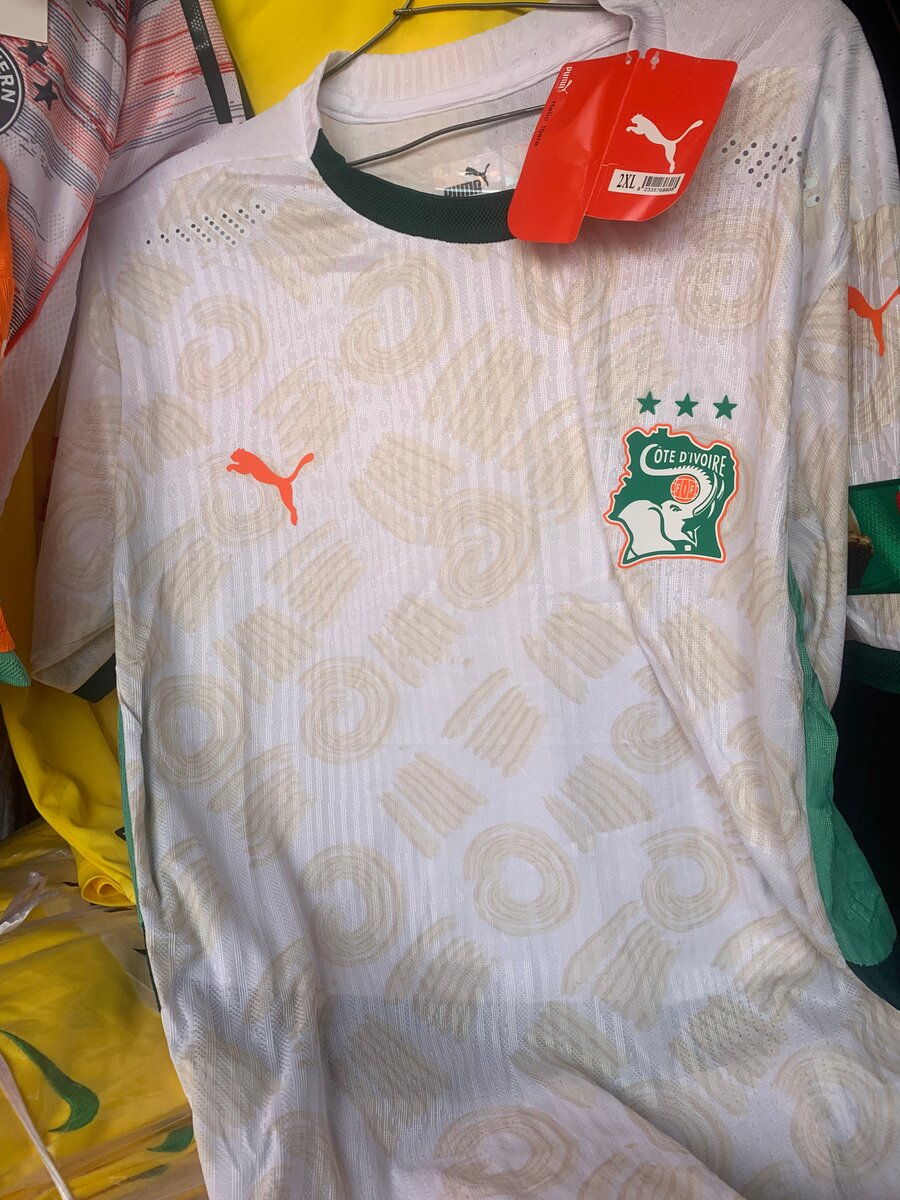 Maillot de l'équipe Côte d'Ivoire