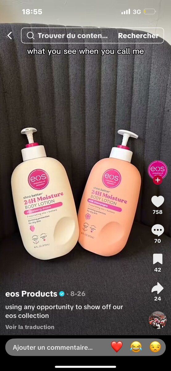 Lotion Hydratante 24H EOS