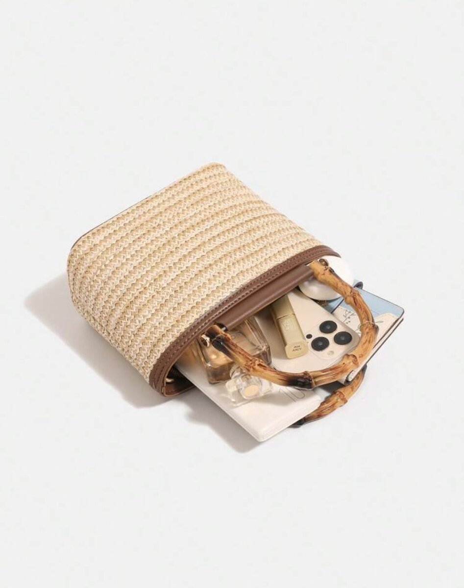 Sac à main en paille