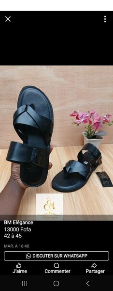 Sandales Élégantes en Cuir pour Hommes