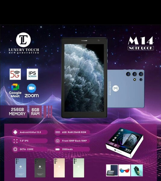 Tablette M14 7" 256GB 5G