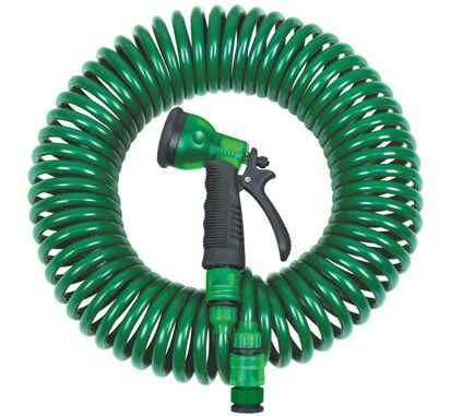 Tuyau darrosage spirale avec pistolet 15 m