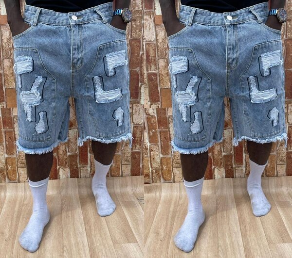 Shorts en denim décontracté