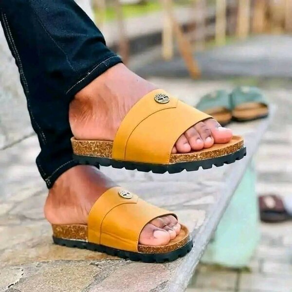 Sandales en cuir confortables