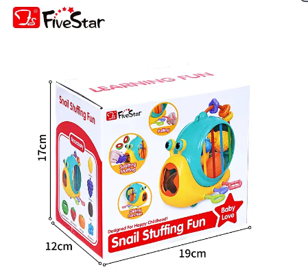 Five Star Snail Stuffing Fun / 6months+