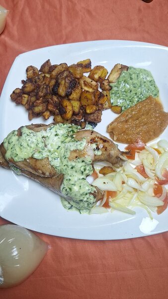 Poulet Grillé Sauce Verte