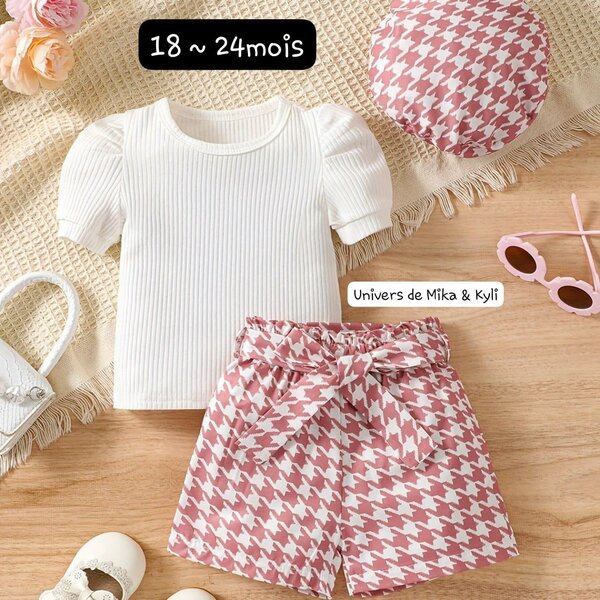 Shorts Enfant à Carreaux