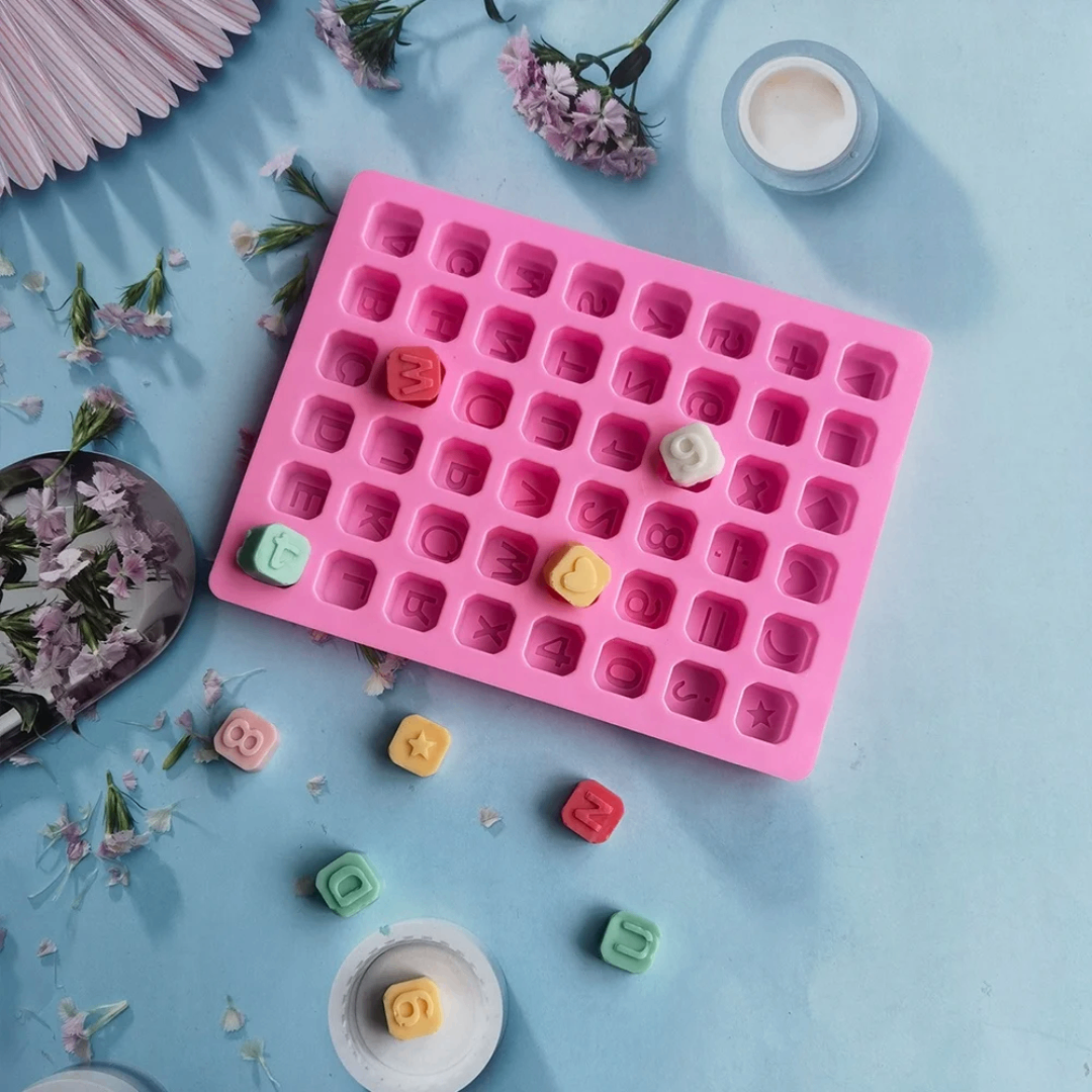 Moule en silicone lettres