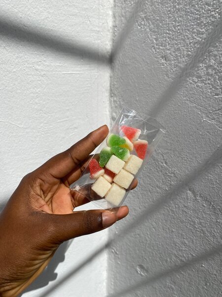 Bonbons colorés assortis