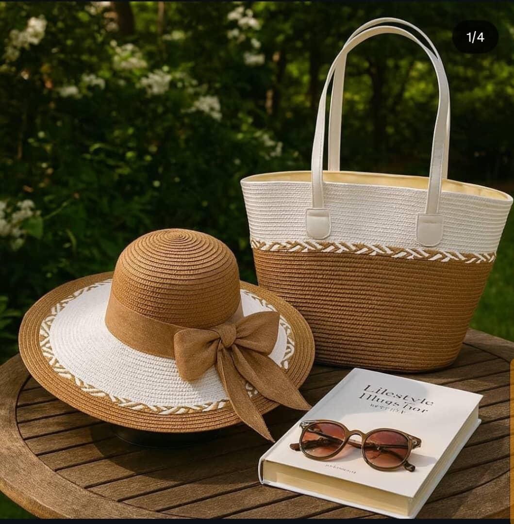 Sac et chapeaux  plage