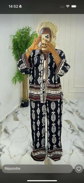 Robe longue en jean élégante