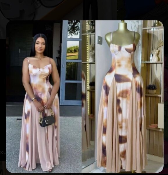 Robe Maxi Évasée Élégante