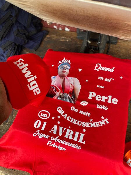 T shirt d´anniversaire