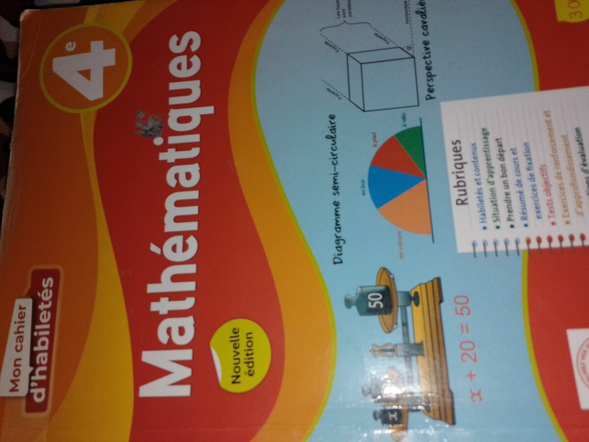 Livre de Mathématiques 4e
