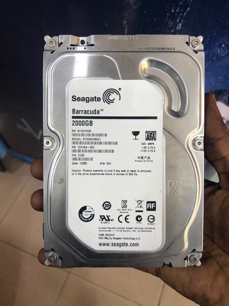 Seagate Barracuda Desktop Hard Disk Drive 2TB