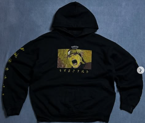Naruto uzamaki hoodie size: L