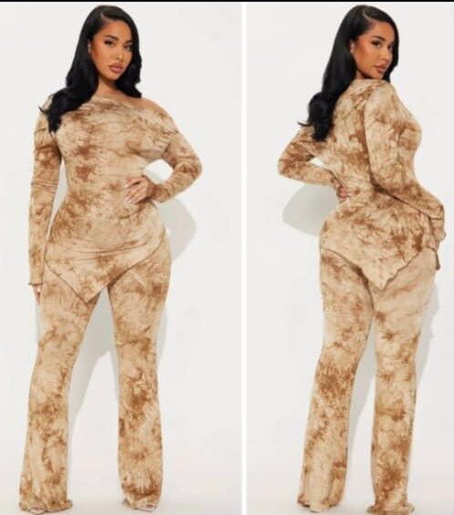 Ensemble Femme Imprimé Marbré