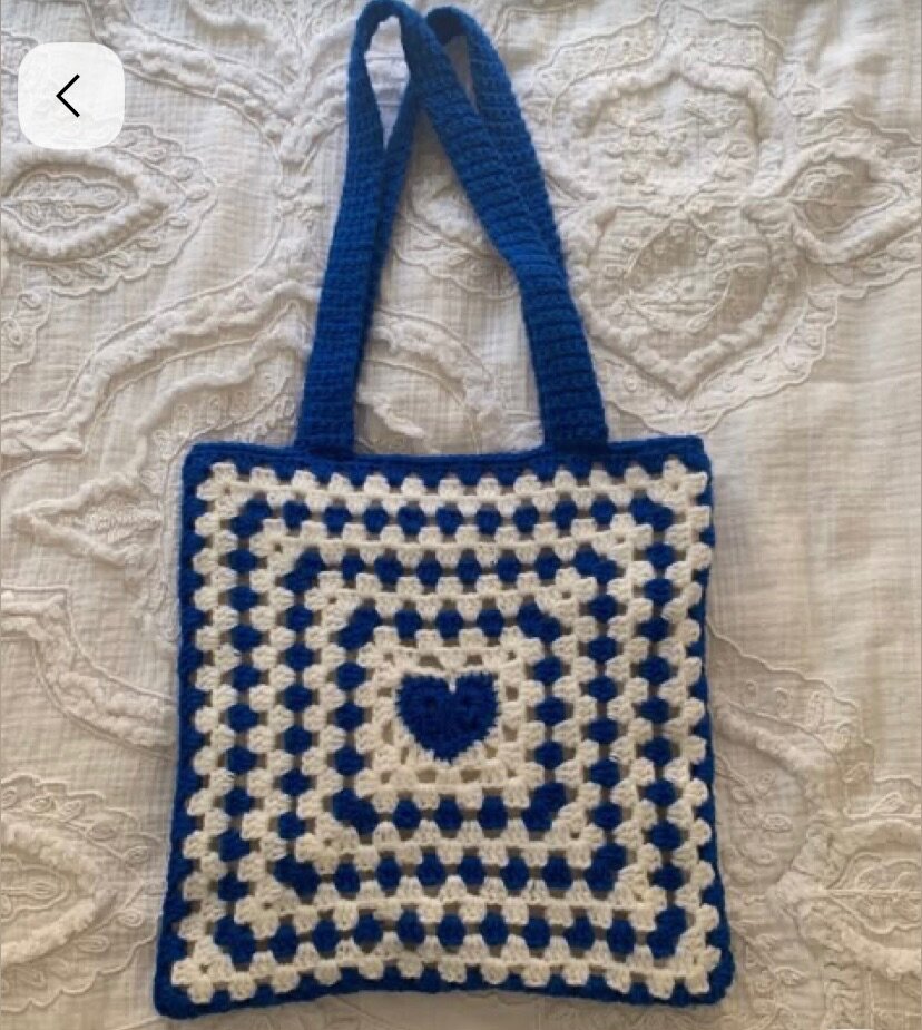Sac en crochet fait main élégant