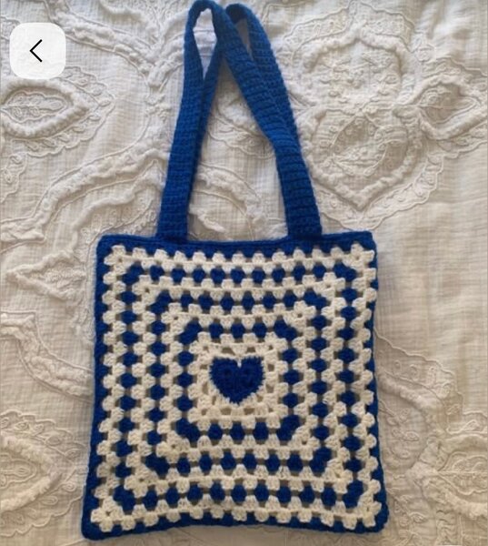 Sac en crochet fait main élégant