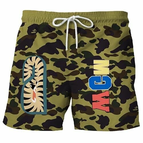 Shorts de sport camouflage