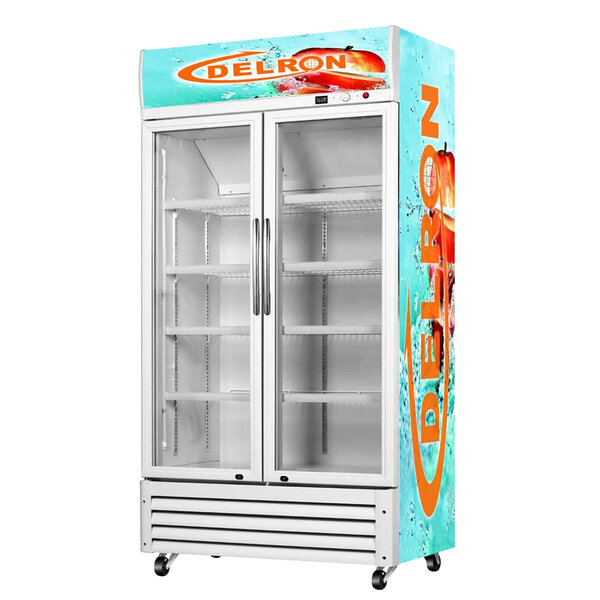 DELRON DOUBLE DISPLAY FRIDGE