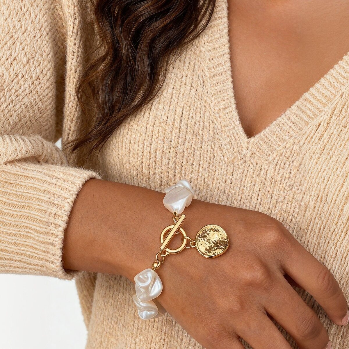 Collier et bracelet en perles