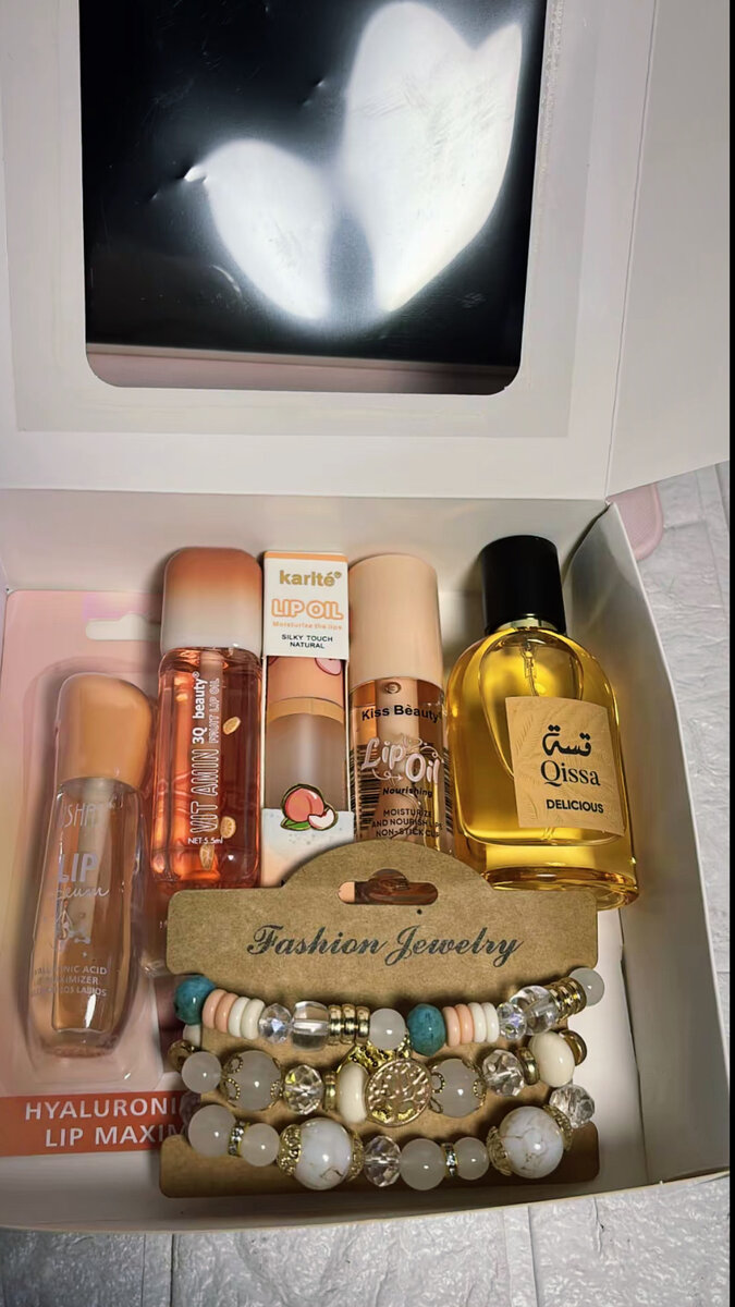 Coffret Beauté Lèvres & Bijoux