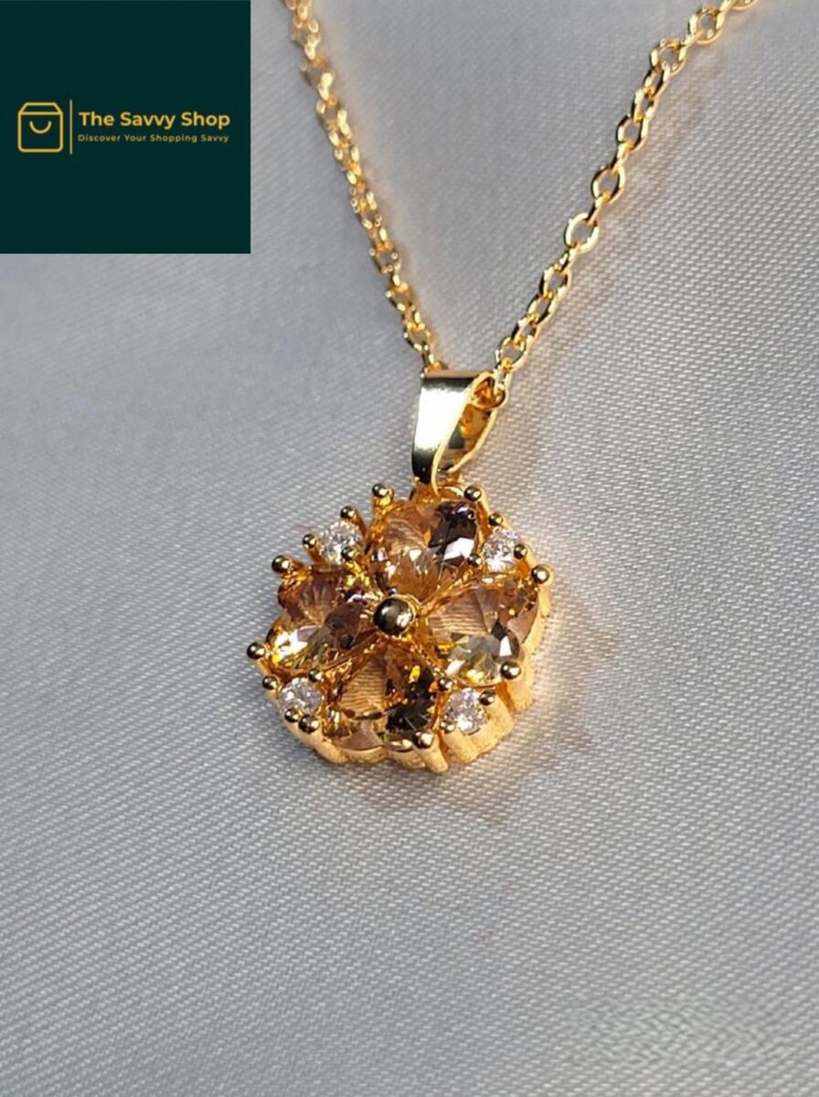Zircon stone pendant