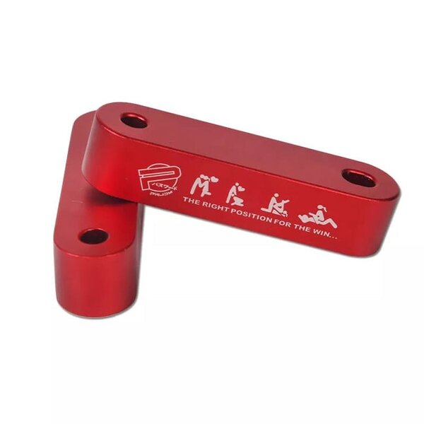 Car Bonnet Hood Spacer Aluminum - 2 PCs