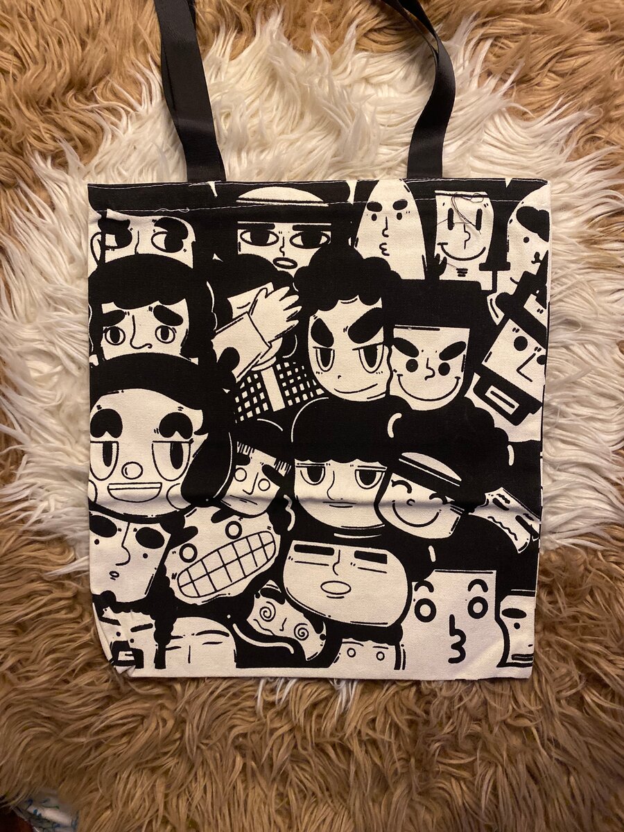 Sac cabas imprimé artistique